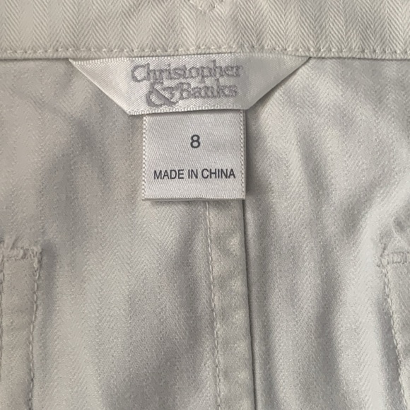 Christopher & Banks Khaki skirt size 8 - Picture 4 of 7